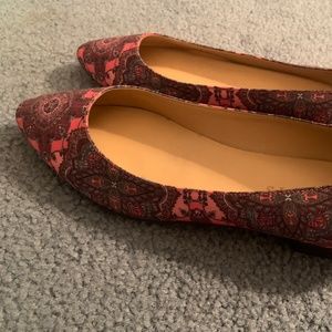 Talbots Paisley Flat Shoes